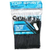 Wholesale - 5pk BLACK FULL CUSHIONED LOW CUT SOCKS, UPC: 191730263787